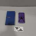 Janmitta Case for iPhone 16 Phone Cover Built in Slide Camera Lens Cover+Screen Protector,Heavy Duty Shockproof Full Body PhoneCase with Finger Ring Holder Kickstand,Purple