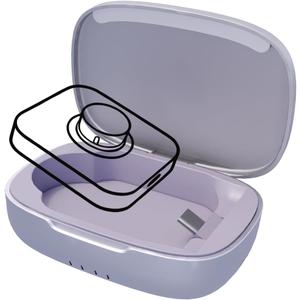 Doohoeek Updated Charging Case Compatible with Oura Ring 4 & 3 Charger, Wireless Power Station Fits Official Chargers & Fit All-Sized Rings Gen 4 & 3 1000mAh (Official Charger NOT Included), Purple