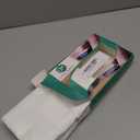 2 Pack Euro Pillow Shams 22x22 600 Thread Count 100% Organic Cotton  White Square Pillow Covers with 2 Inch Flange, Soft & Smooth Premium Hotel-Quality Pillowcases Set of 2