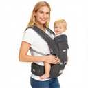 Baby Carrier Newborn to Toddler Baby Carriers with Seat Infant Baby Holder Backpack Baby Carriers Front and Back for Carrying and Hiking (Grey)