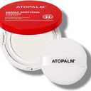 ATOPALM | Derma Soothing Powder Pact | Cornstarch Baby Powder Talc Free | Panthenol for Calming Sweat Rash | Prevent Prickly Heat | Baby Powder Travel Size | Gentle Baby Skin Care | 0.8 oz (23g) (Renewal)
