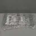 LARGER Compartment - 2 Tier Stackable Water Bottle Organizer Holder - for Stanley 40oz & Others' Large Tumbler - Clear Rack, 8 Cup Bottle Holder for Cabinet Home Countertop Fridge Pantry Shelf