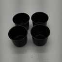 RTrhinoTuning 4PCS 3.31" 84mm Push Through Center Caps Wheel Center Caps for Truck Trailer Wheel Rim, 3.31" Hub, 3.03" H Matt Black Hub Caps