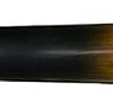 BamBooBat Adult Bamboo/Hickory Hybrid Baseball Bat, 34"/31 oz, Black/Brown (HBBG271-HY34)