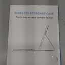 Harvopu Compatible for iPad 11th 10th Generation Case with Keyboard, Folio Cover with Pencil Holder, Multi-Touch Trackpad, 7 Color Backlit, Detachable Keyboard for iPad (A16) 11th/10th Gen (White)