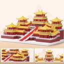 5180Pcs Chinese Architecture Micro Building Bricks Model Kit for Adults Detailed Architectural Display Model Ages 14+