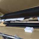 Rolanstar Full Size Bed Frame, Storage Headboard with Charging Station and LED Lights, Upholstered Bed with Heavy Duty Wood Slats, No Box Spring Needed, Noise Free, Easy Assembly, Black