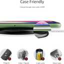 Amazon Basics 15W Qi Certified Wireless Charging Pad for iPhone 16/15/14/13/12/11/X, Samsung and More, with USB Cable, Black