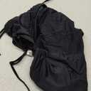 Zando One Piece Swimsuit Women Tummy Control Bathing Suits Cheeky High Cut One Piece Swimsuits Swimwear Tie Side (8-10, Black)