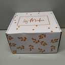 By Madee HEAVYWEIGHT Fancy Disposable Dinnerware Set  175-Piece Ivory and Scalloped Rose Gold Disposable Plates, Cutlery & Linen-Feel Napkins, Elegant Nice for Weddings & Party (25 Guests)