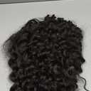 Ponytail Extension,Curly Drawstring Ponytail Extension for Black Women Natural Black Curly Clip in Hair Extensions 18 Inch Synthetic Hairpiece for Daily Party (1B)