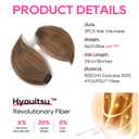 REECHO Clip in Hair Volumizer, Short Thick Clip in Hairpieces Adding Extra Hair Volume Extensions for Women with Thin Fine (Light Brown with Blonde Highlights, 8 Inch(Pack of 2))