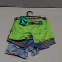 Volcom Boys Boxer Briefs Performance Underwear (Blue/ Blue/ Grey/ Green, X-Small)