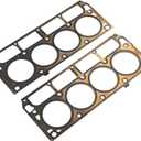 2 Pcs Cylinder Multi Layer Head Gasket For LS1 LS6 V8 4.8L 5.3L 5.7 Liter Engine Compatible With Chevy/GMC/Buick/Cadillac/Pontiac/Hummer/Saab Vehicle 1998-2019, Replace#12589226 12498544 98544
