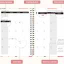 3 x 2026 Planner, Weekly and Monthly Calendar Planner Agenda, Jan 2026 - Dec 2026, Planning Academic Book, Office Desk Accessories and School Supplies - A5 (6.3'' x 8.5'') (Blossom & Birds)