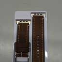 Dark Brown Head Layer Cowhide Leather Strap for Watch Tough Guy Style