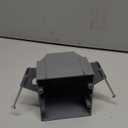 New Work Electrical Box, 1-Gang 18 cu. in. Nail-On Grey PVC Outlet Box, ETL Listed (Conforms to UL 514C), for Residential & Commercial Switch/Outlet Installation