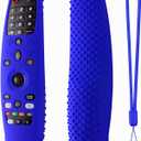 Hi Color Silicone Cover for LG AN-MR600/AN-MR650 / AN-MR18BA / AN-MR19BA/AN-MR20GA TV Remote Control Protective Sleeve for LG Magic TV Remote Cover Case(Blue)