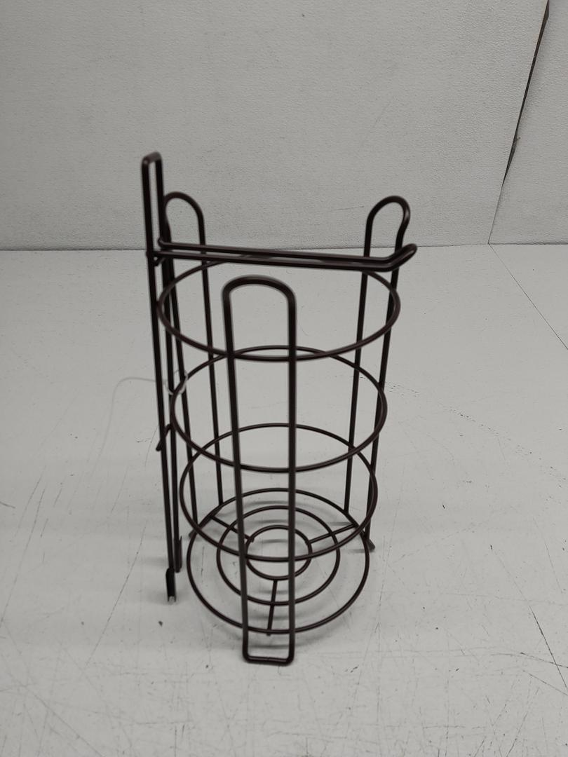 Toilet Paper Holder Stand Tissue Paper Roll Dispenser with Shelf for Bathroom Storage Holds Reserve Mega Rolls-Bronze
