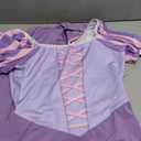 AOBUTE Women Princess Costume Halloween Party Puff Sleeve Purple Dress (Medium)