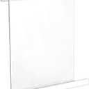 Jetec Treadmill Book Holder Clear Acrylic Reading Rack for Treadmill Universal Book Holder Compatible with Kindle, Flat Tablet, Nook, eReader Magazine for Gym Exercising (9 x 11 x 3.5 Inches)