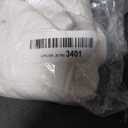 white scarf with buttons, no sleeves 