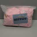 Obstal 50 PCS Spandex Stretch Chair Sashes Bows for Wedding Reception- Universal Elastic Chair Cover Bands with Buckle Slider for Banquet, Party, Hotel Event Decorations Pink Sashes