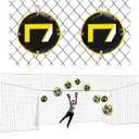 Soccer Goal & Backstop Net with Rebounder | All-in-One Backyard Soccer Training Equipment