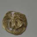FESHFEN Messy Bun Hair Piece - Elastic Wavy Curly Hair Bun Scrunchies Extensions Synthetic Chignon Hairpieces for Women Girls, Dirty Blonde 1.5 oz (Medium)