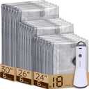 Vacuum Bags for Travel with Rechargeable air Pump, Carry-on Size Compression Packing Bags for Luggage and Suitcase, Space Saver for Clothes and Clothing 18 Combo Travel Size