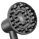 6-Inch Diffuser Attachment for Dyson Hair Dryers, Curl-Enhancing Large Diffuser Compatible with Dyson Supersonic Hair Dryer Attachment, Faster Drying Defines Curls for Waves Curls Coils Hair