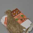 Zhanmai 48 Pcs Christmas Treat Boxes Candy Village Vintage Mini Gingerbread House Favor Box Christmas Party Paperboard Gift Boxes for Xmas Holiday Party Treat Cookie Goodie Snack Gift Packaging