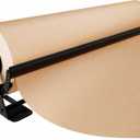 DIY Crew 36 Inch Paper Roll Dispenser and Cutter - Heavy-Duty Wall Mountable, Non Slip Tabletop - Kraft, Freezer, Butcher Paper - Up to 1000ft Rolls
