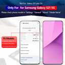 OLED for Samsung Galaxy S21 5G Screen Replacement LCD Display Touch Screen Digitizer Assembly for Samsung S21 5G G991 SM-G991U SM-G991B with ToolsSupport Fingerprint, Black Frame