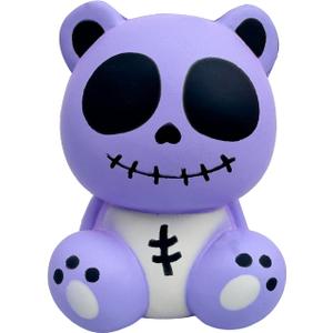 Horror Voodoo Bear Squishies Toy Cute Dolls Stress Relief Slow Rising Soft Squeeze Toys for Kids Halloween Christmas Thanksgiving Birthday Gift Collect,Purple