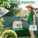 2026 Upgrade Battery Powered Garden Sprayer 2 Gallon, Electric Sprayer with USB Rechargeable Handle,3 Mist Nozzles, Retractable Wand, Adjustable Shoulder Strap,Weed Sprayers in Lawn & Garden