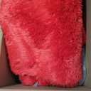 CAROMIO 8x10 Area Rug for Living Room Fluffy Rugs Shag Rugs for Bedroom Modern Furry Accent Rugs Carpet for Girls Boys Room Non-Slip Shaggy Rug Floor Cover for Home Decoration, Red
