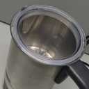 Milk Frother and Steamer [Upgraded], AMZCHEF All-in-1 Detachable Frother for Coffee 600W, Automatic Warm and Cold Foam Maker, Stainless Steel Jug, Dishwasher Safe, LED Display (Silver)