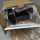 2.9L (0.78 Gal) Betta Fish Aquarium, Acrylic Small Fish Tank Kit with Water Filter Pump & LED Light, Ideal for Small Fish, Plants and Shrimp, White