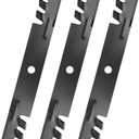 M115496 Gator Mulching Blades for 54" Deck, GY20569 Mower Blades Compatible with S-cotts John Dee-re 345 325 335 Lawn Mower, Replaces M111523, M113518, M115329, 3 Pack