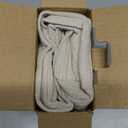 MIULEE Decorative Linen Euro Sham Pillow Covers 22x22 Inch Natural Beige Boho Farmhouse Neutral Couch Throw Pillows for Bed Pack of 2 Accent Modern Pillowcase Sofa Livingroom Home Decor