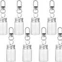 Prasacco Mini Glass Bottles with Cork Stoppers