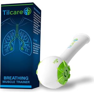 Breathing Trainer & Lung Trainer - Ideal Breathing Exercise Device for Lungs, Effective Breather Device & Lung Exerciser Device, Best Breathing Device & Lung Strengthener, Tilcare Respiratory Trainer