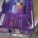 Roku Smart TV 24-Inch Select Series, 720p HD TV Roku TV with Voice Remote Flat Screen LED Television with Wi-Fi for Streaming Live Local News, Sports, Family Entertainment