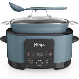 Ninja MC1001 Foodi PossibleCooker PRO 8.5 Quart Multi-Cooker, with 8-in-1 Slow Cooker, Dutch Oven, Steamer, Glass Lid Integrated Spoon, Nonstick, Oven Safe Pot to 500°F, Sea Salt Gray Ninja MC1001 Foodi PossibleCooker PRO 8.5 Quart Multi-Cooker, with 8-in-1 Slow Cooker, Dutch Oven, Steamer, Glass Lid Integrated Spoon, Nonstick, Oven Safe Pot to 500°F, Sea Salt Gray