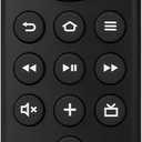 Replacement Voice Remote fit for Fire-Smart TV Lite,TVs Stick/Cube,and Universal TV Remote fit for Insignia/Toshiba/Pioneer/Hisense/TCL Smart TVs,Not for Samsung TV
