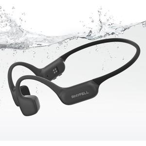 Swimming Headphones, Bone Conduction Headphones, Built-in MP3 Player with 32GB Memory, 10H Playtime, Bluetooth 6.0, IP68 Waterproof Open Ear Headphones for Swimming Underwater, Running, Surfing