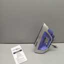 Hamilton Beach Steam Iron & Vertical Steamer for Clothes with Scratch-Resistant Durathon Soleplate, 8' Retractable Cord, 3-Way Auto Shutoff, Anti-Drip, 1500 Watts, Blue