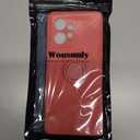 Compatible with Redmi Note 12 4G Case with Ring Kickstand Green, for Redmi Note 12 4G Phone Case Silicone Liquid with Soft Microfiber Lining Slim Shockproof Protective Cover (Camellia)