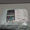 LuxClub 4 PC California King Sheet Set, Breathable Luxury Bed Sheets, Deep Pockets 18" Wrinkle Free Cooling Sheets Machine Washable Hotel Bedding Silky Soft - Light Teal Cal King